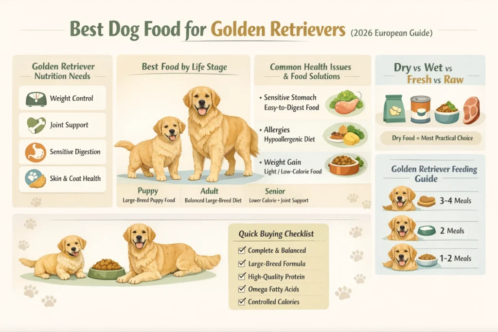 Best Dog Food for Golden Retrievers,