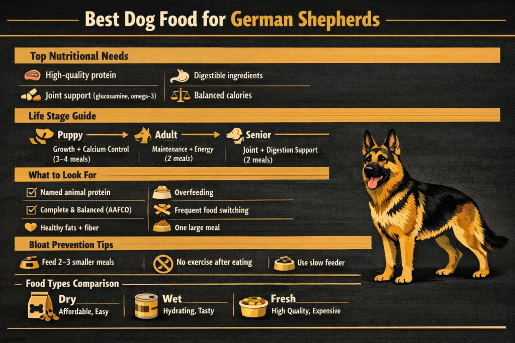 Best dog food for German Shepherds
