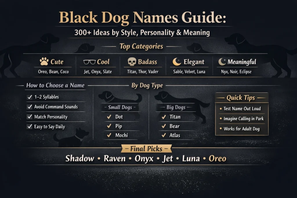 Black Dog Names,