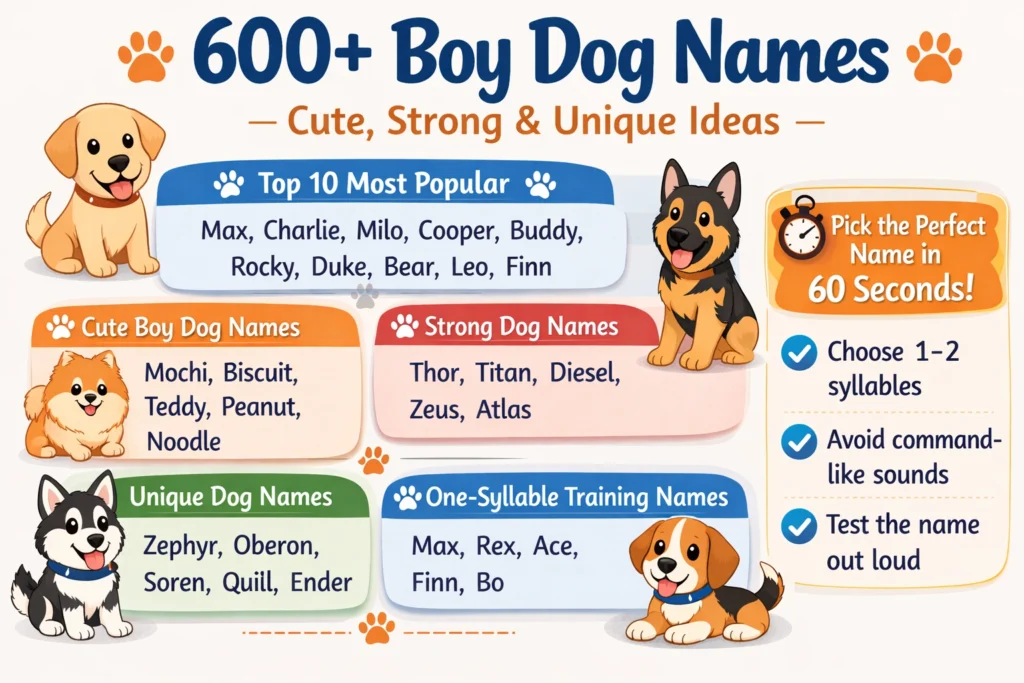 Boy Dog Names