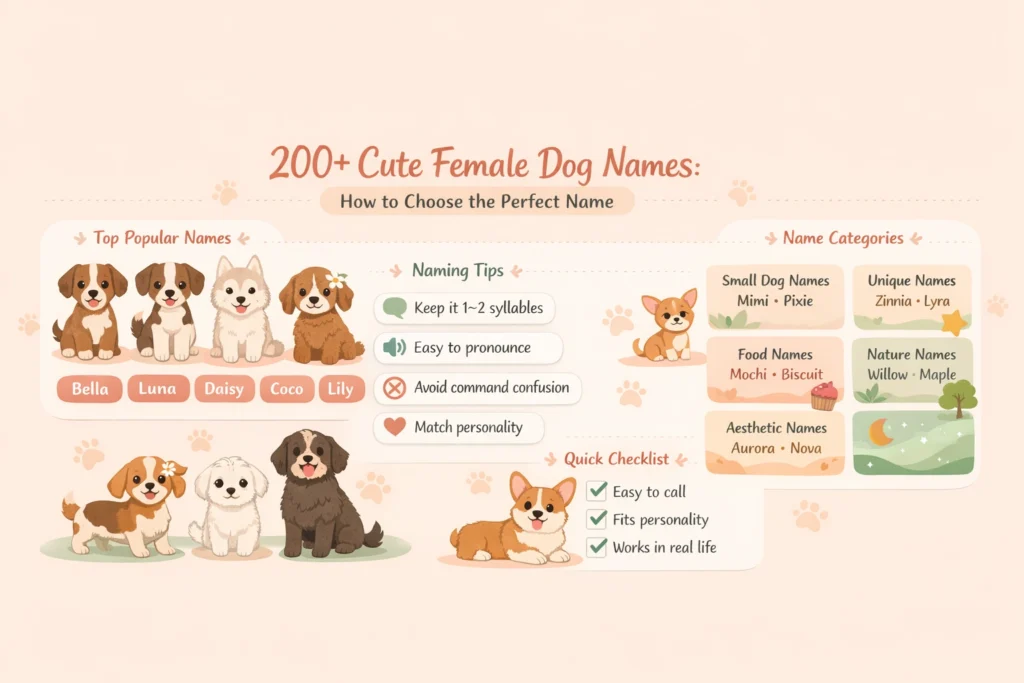 Cute Female Dog Names,