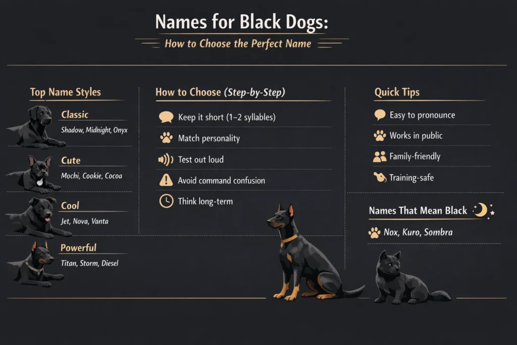 Names for Black Dogs