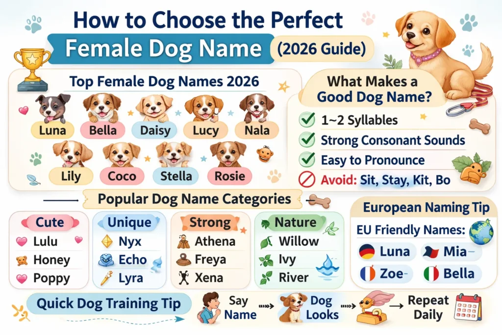 female dog names,