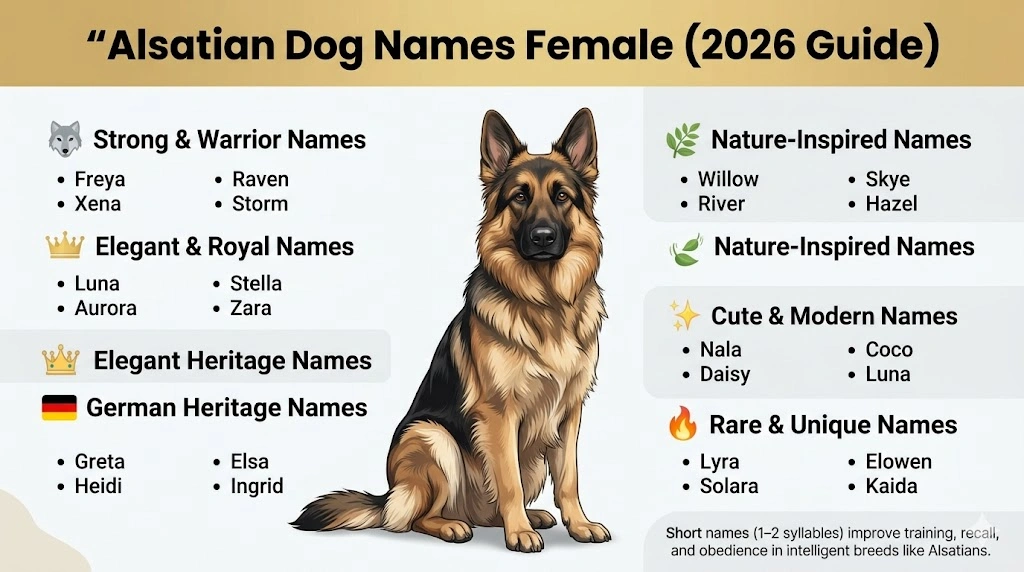 Alsatian Dog Names Female,