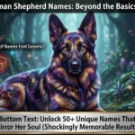 Alsatian Dog Names Female