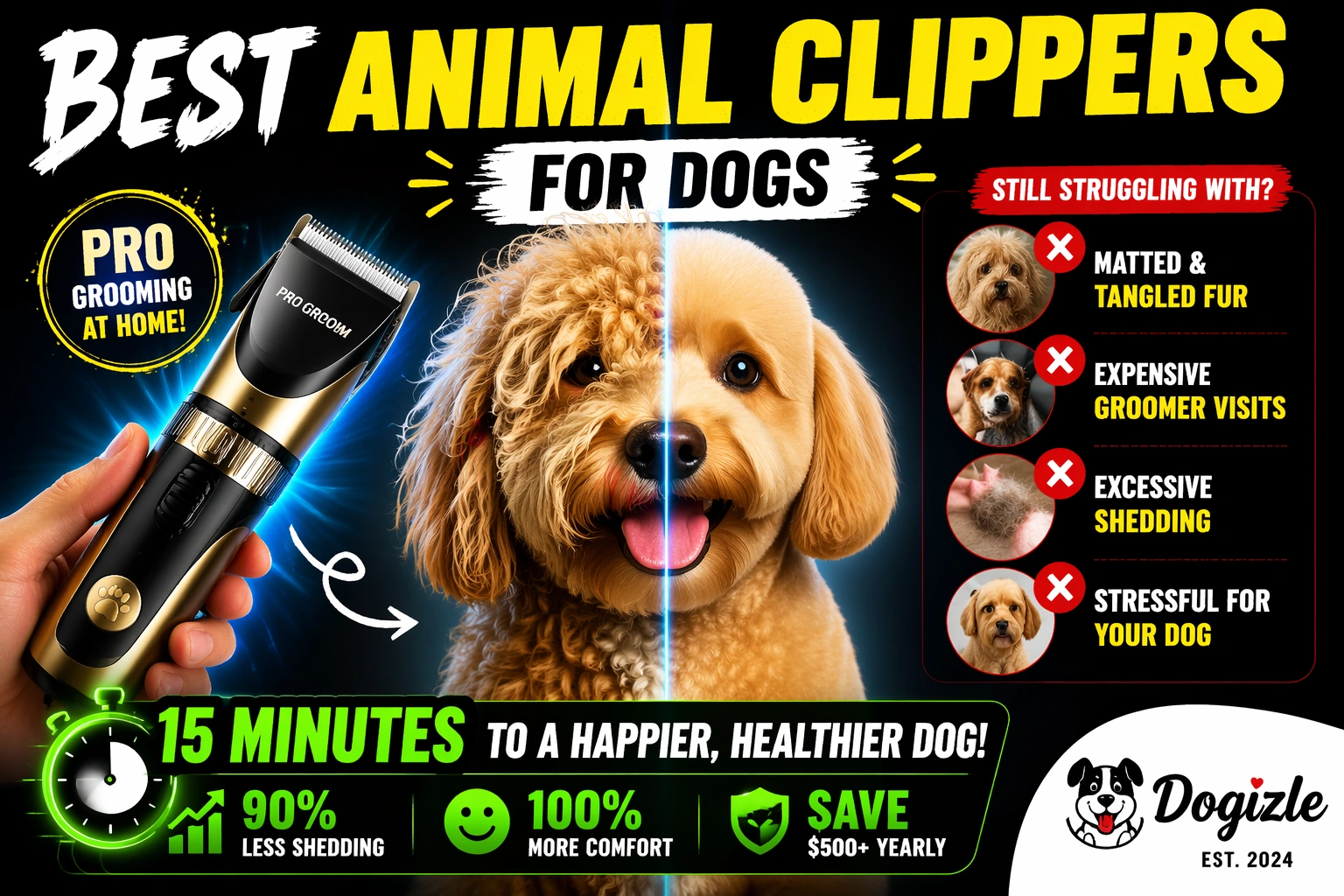 Best Animal Clippers for Dogs