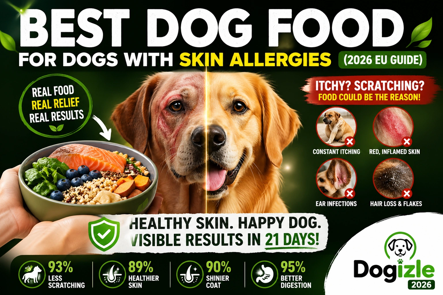 Best Dog Food for Dogs With Skin Allergies ,
