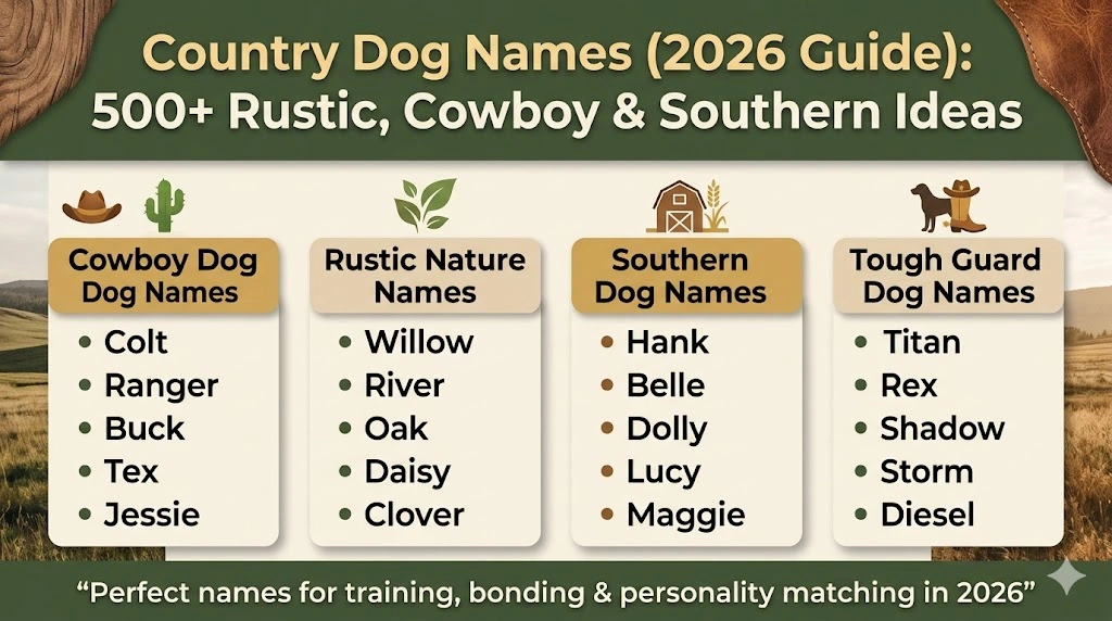 Country Dog Names,