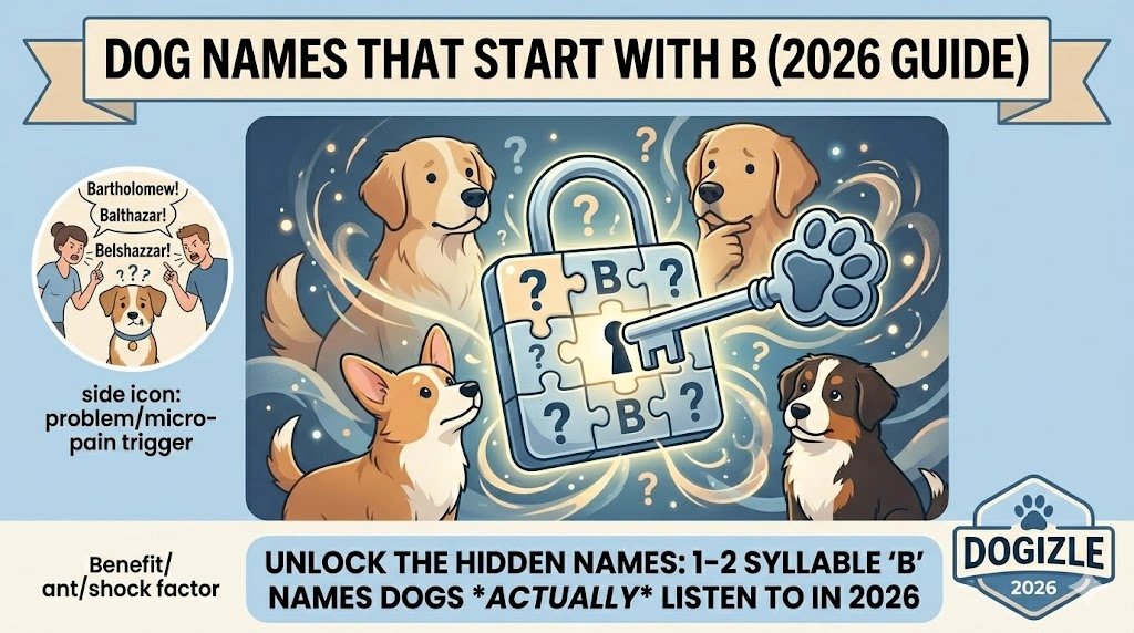 Dog Names Start With B