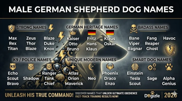 Dog Names for German Shepherd Male