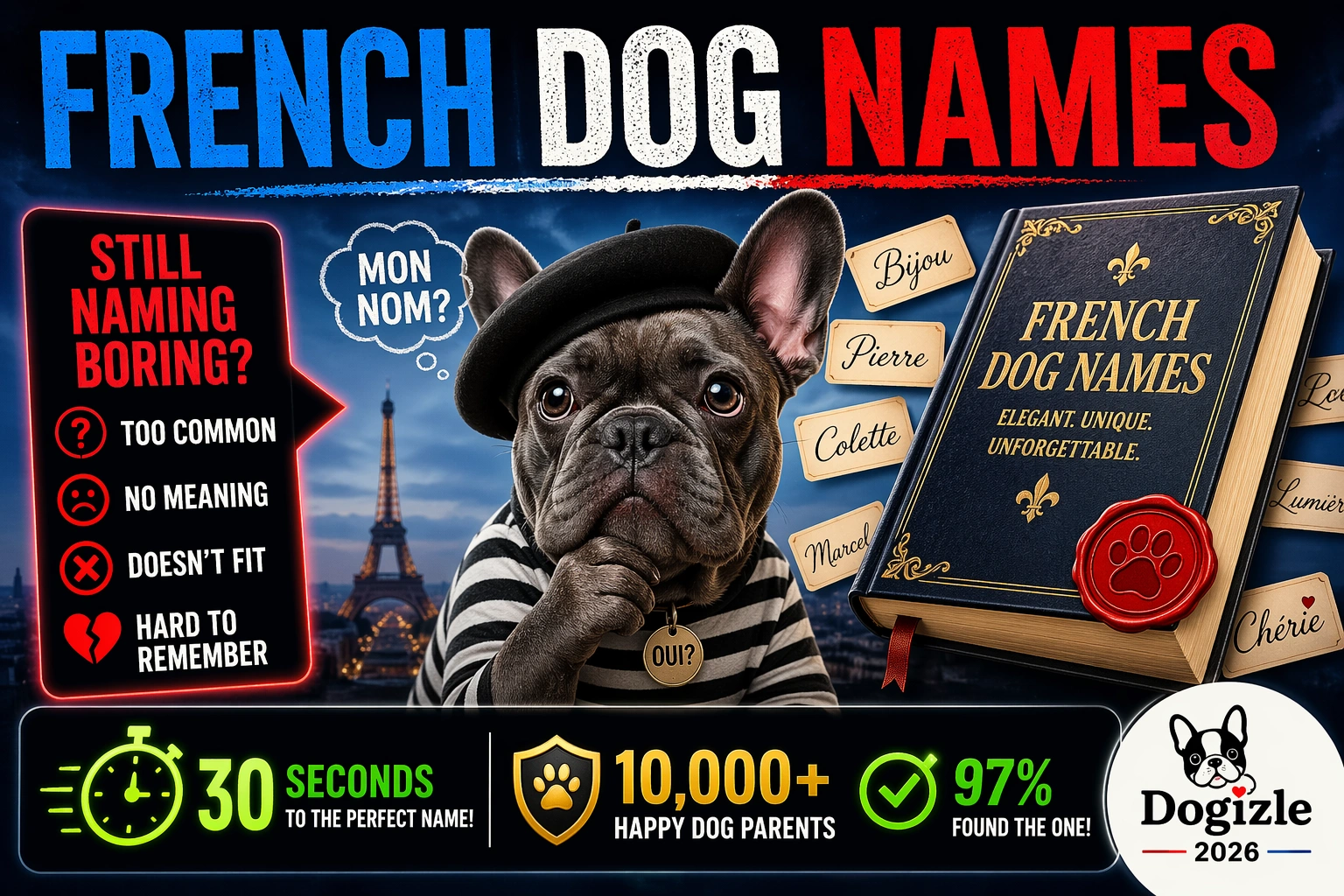 French Dog Names