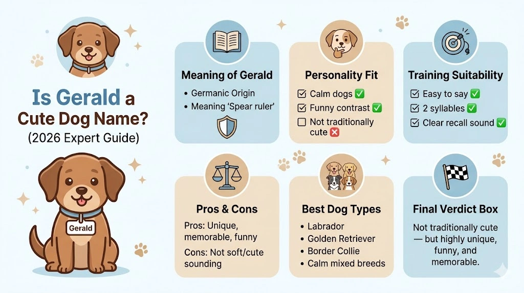 Is Gerald a Cute Dog Name