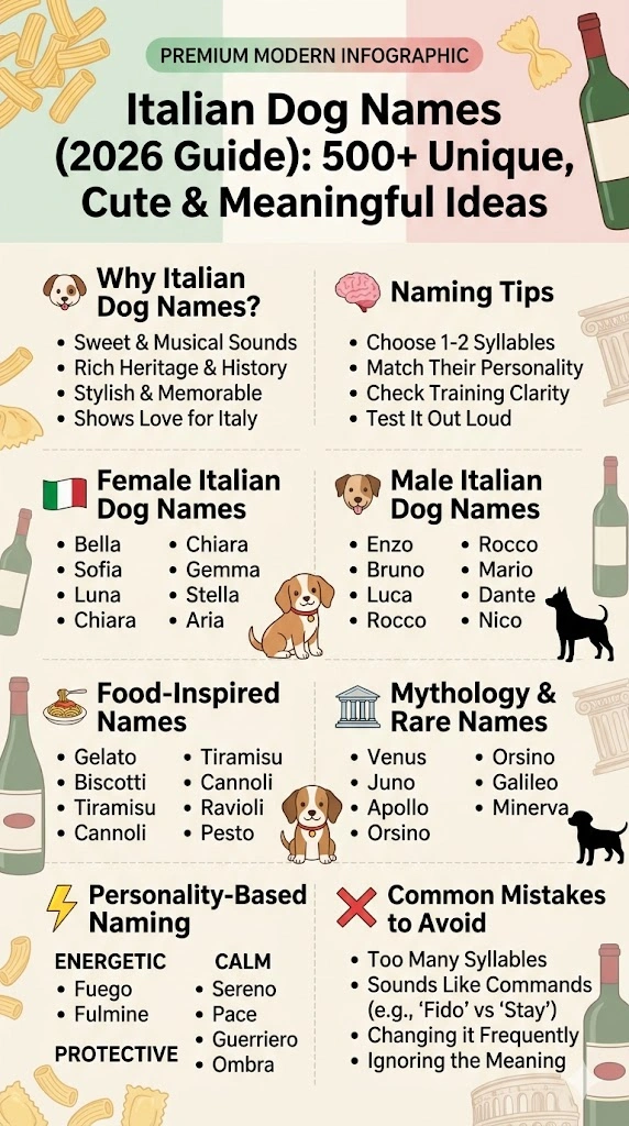 Italian Dog Names
