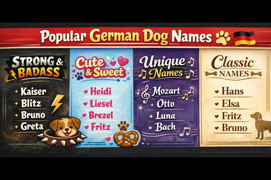 Popular German Dog Names
