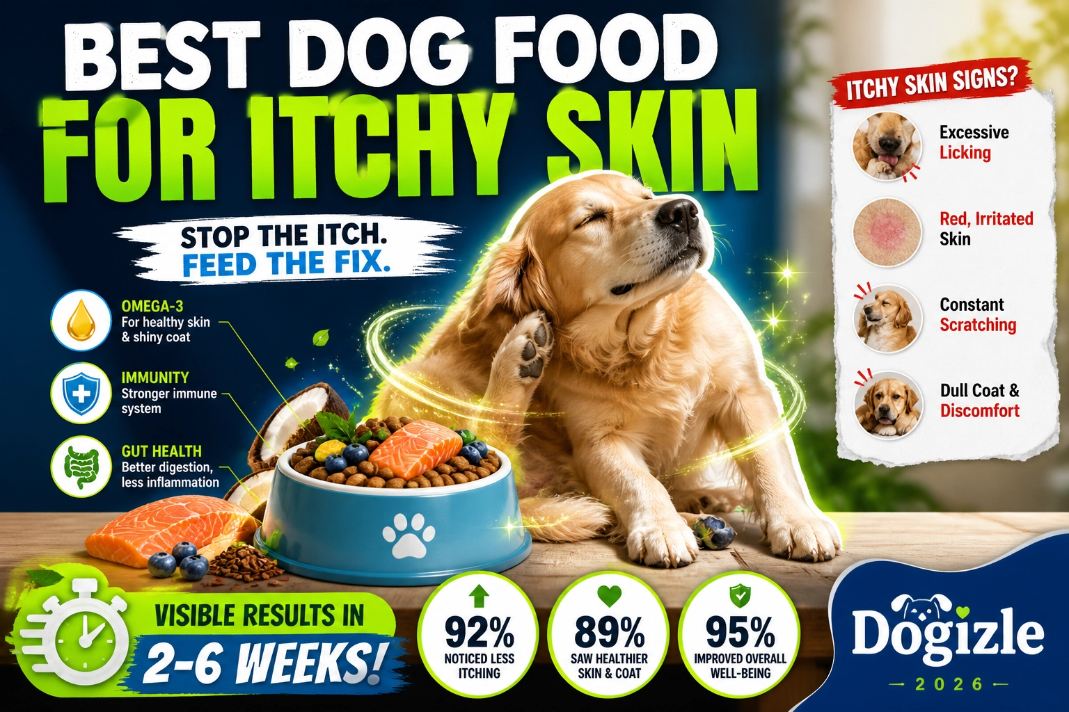 Best Dog Food for Itchy Skin