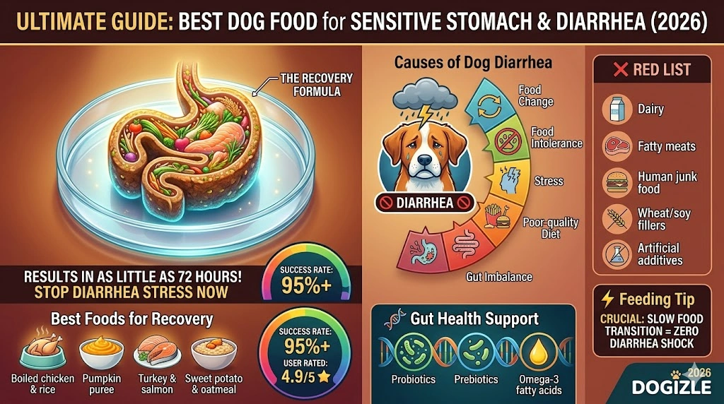 Best Dog Food for Sensitive Stomach.