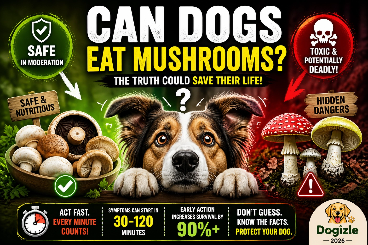 Can Dogs Eat Mushrooms