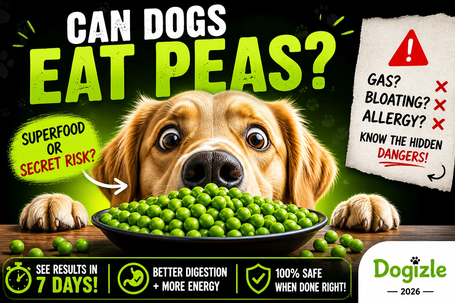 Can Dogs Eat Peas