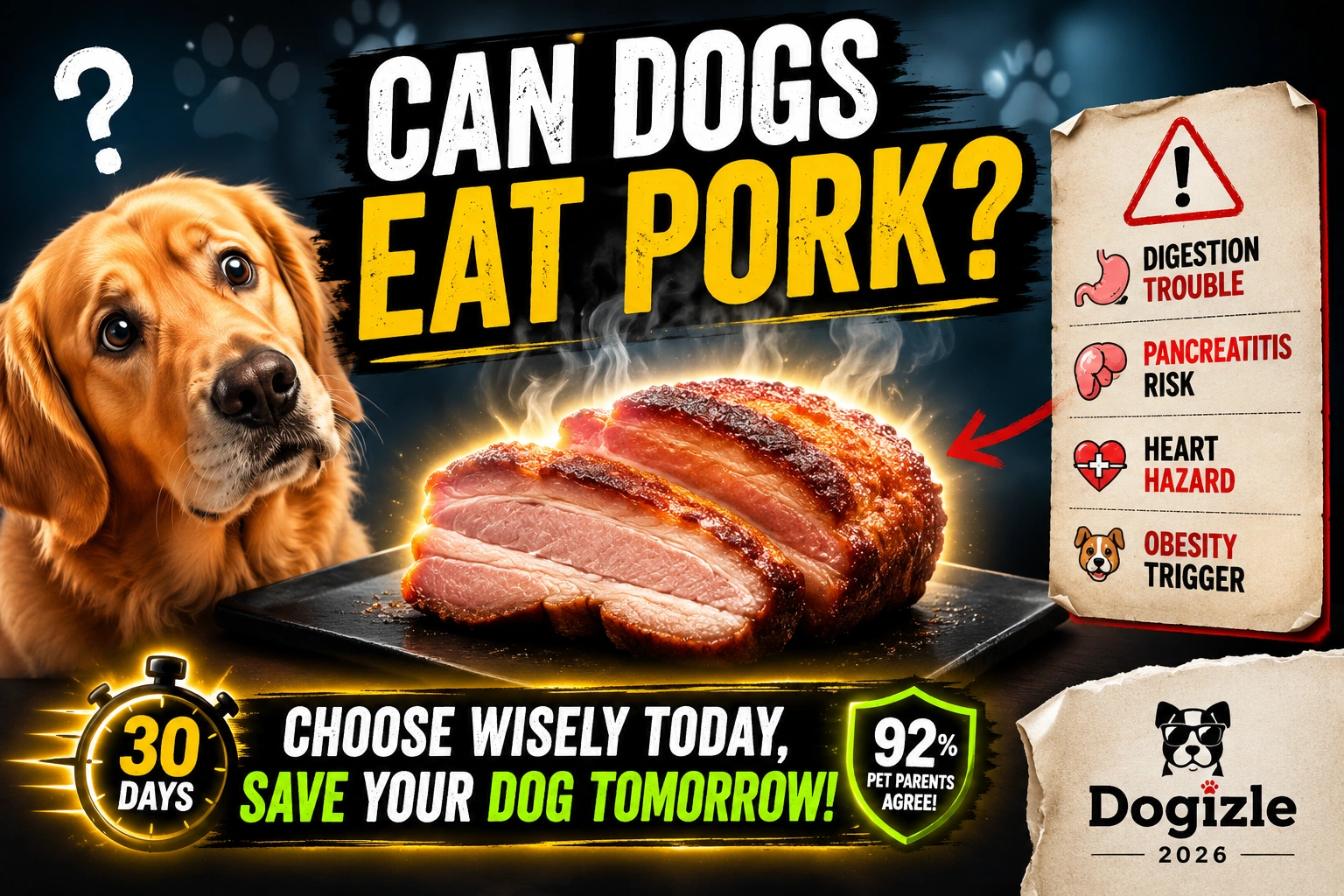 Can Dogs Eat Pork