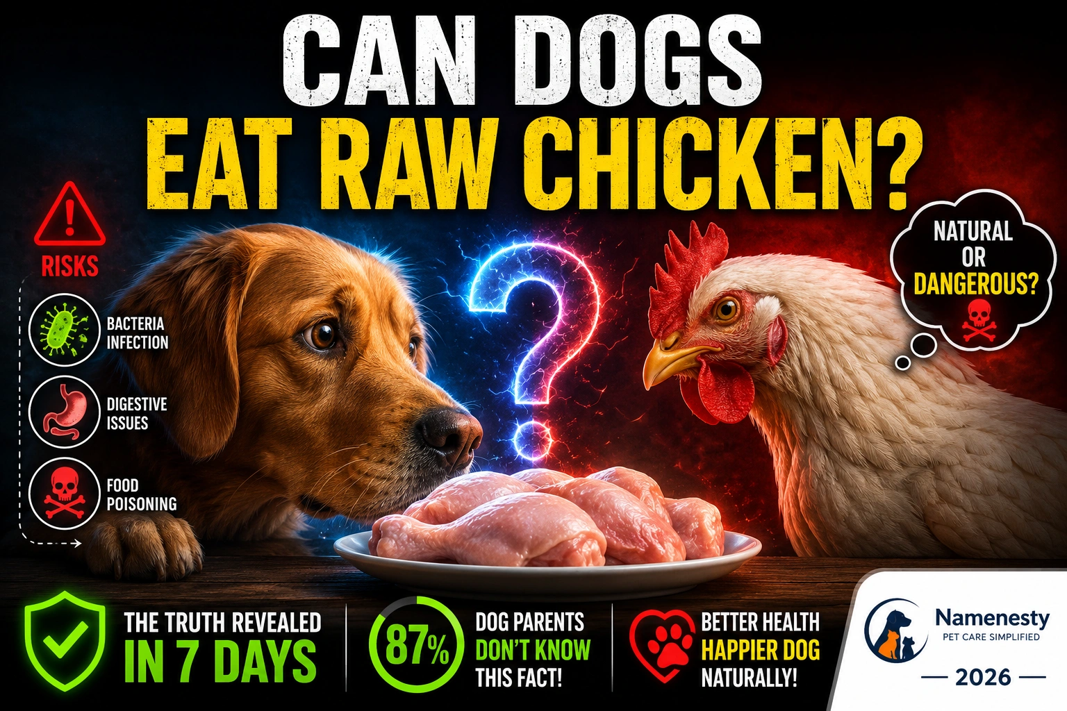 Can Dogs Eat Raw Chicken