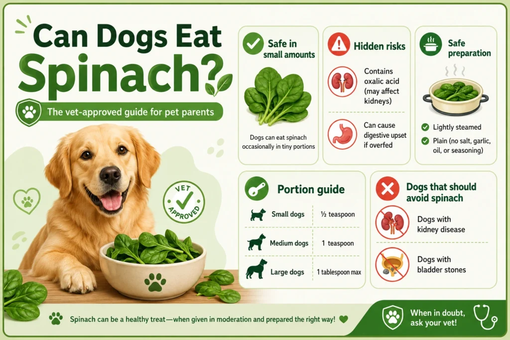 Can Dogs Eat Spinac