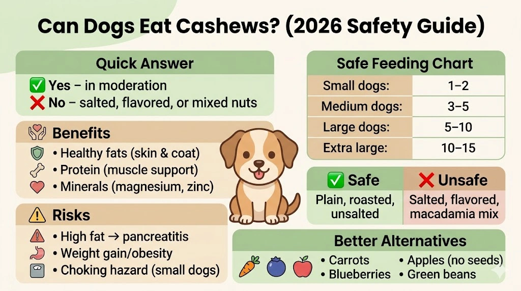 Can dogs eat cashews