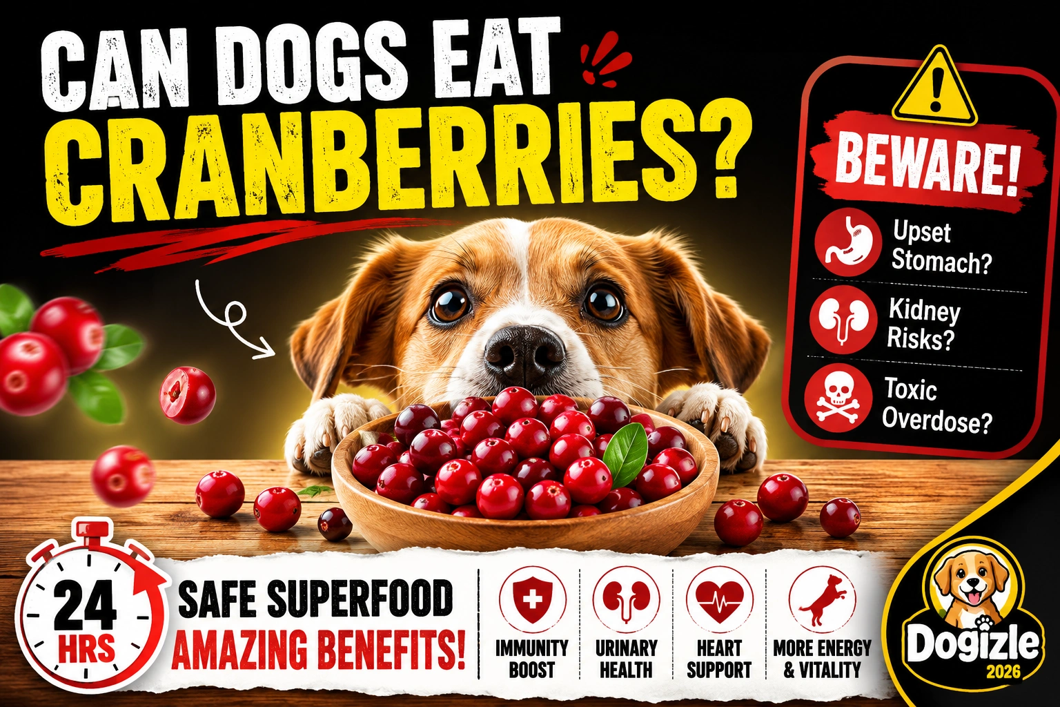 Can dogs eat cranberries