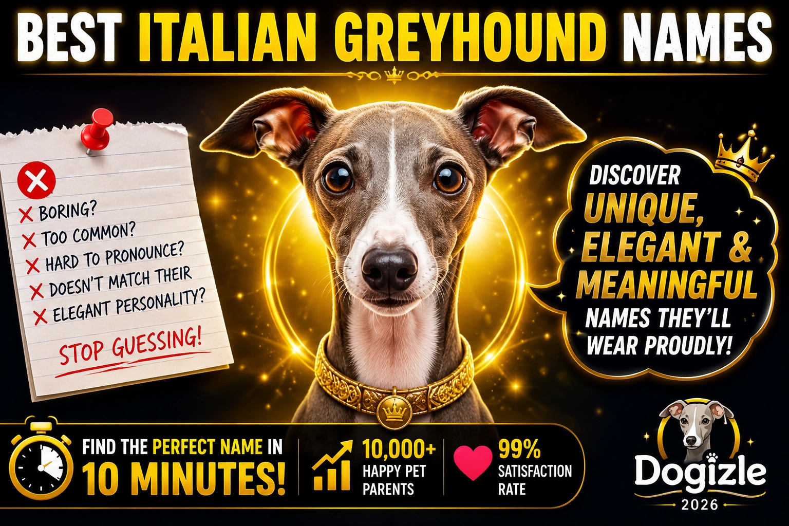 Dog Names for Italian Greyhounds