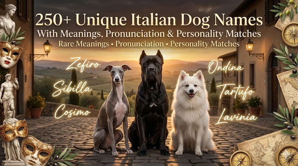 Unique Italian Dog Names