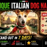 Unique Italian Dog Names.