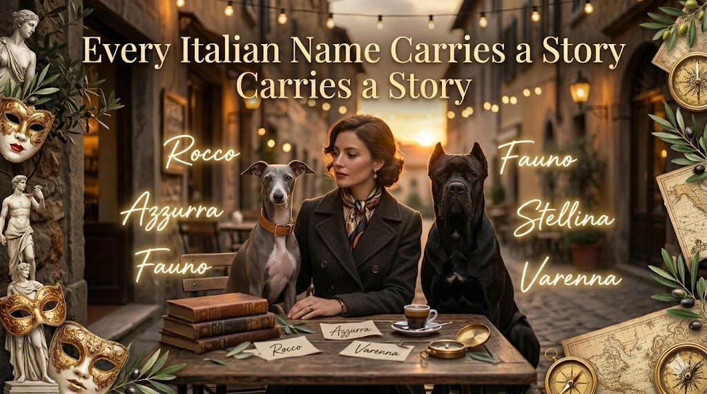 Unique Italian Dog Names.
