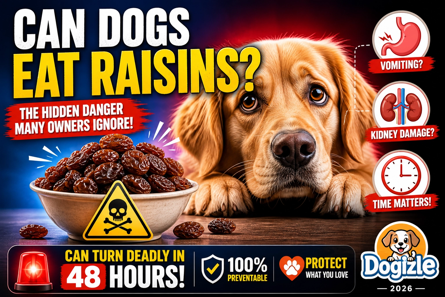 Can Dogs Eat Raisins