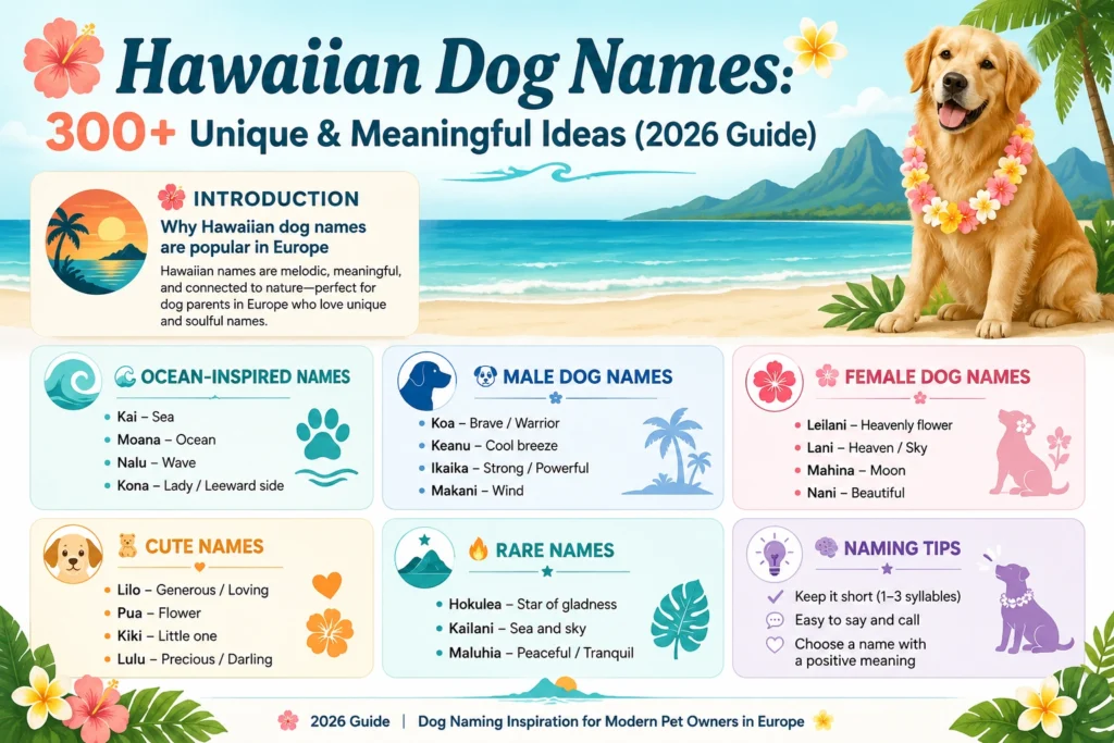  Hawaiian Dog Names