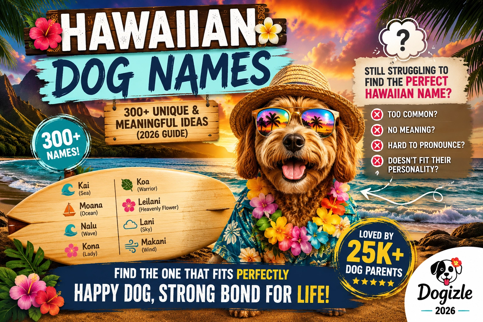 Hawaiian Dog Names