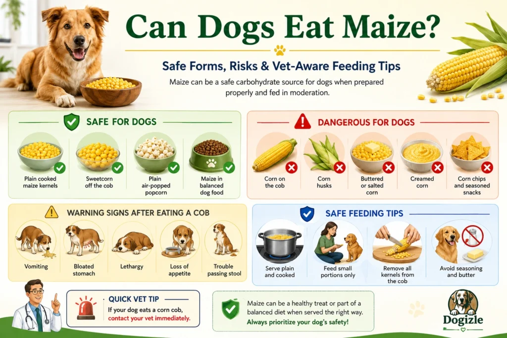 Can Dogs Eat Maize