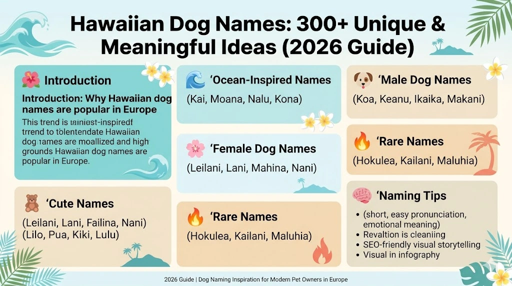  Hawaiian Dog Names