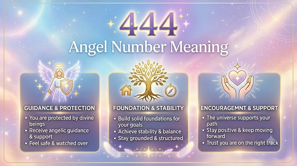 444 Angel Number Meaning