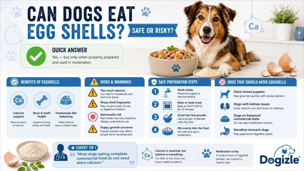 Can Dogs Eat Egg Shells
