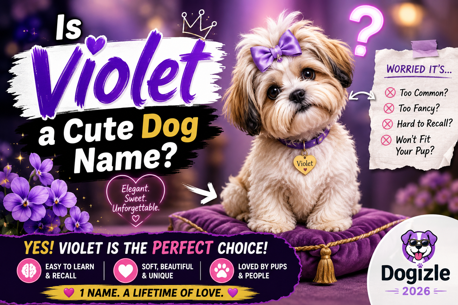 Is Violet a Cute Dog Name