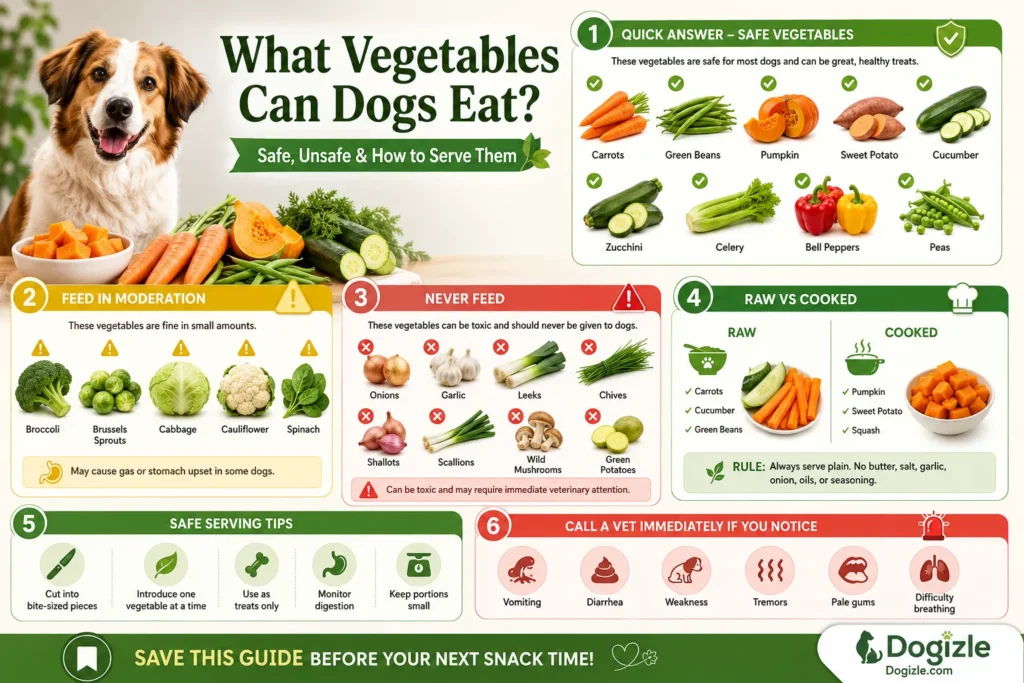 What Vegetables Can Dogs Eat