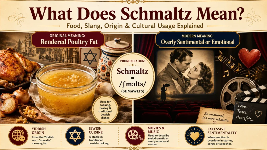 Schmaltz Meaning
