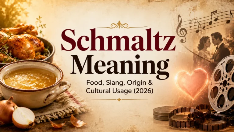 Schmaltz Meaning