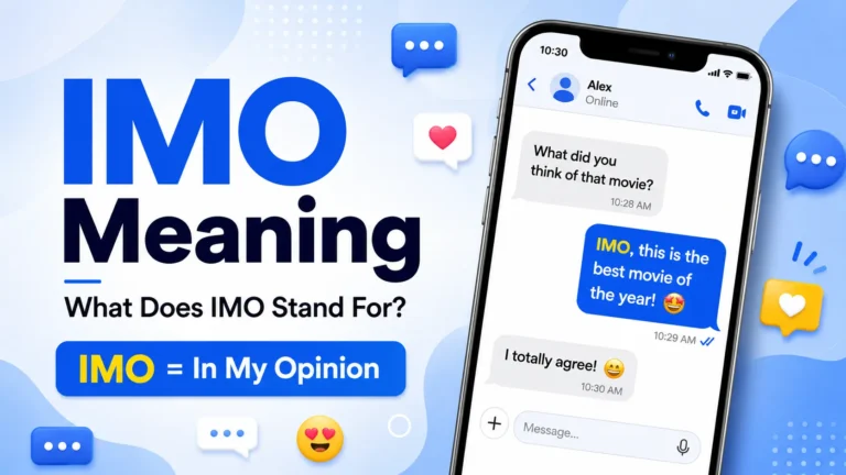 IMO Meaning