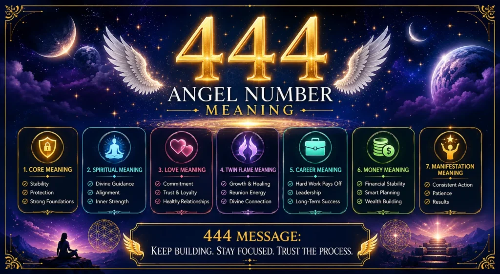 444 Angel Number Meaning