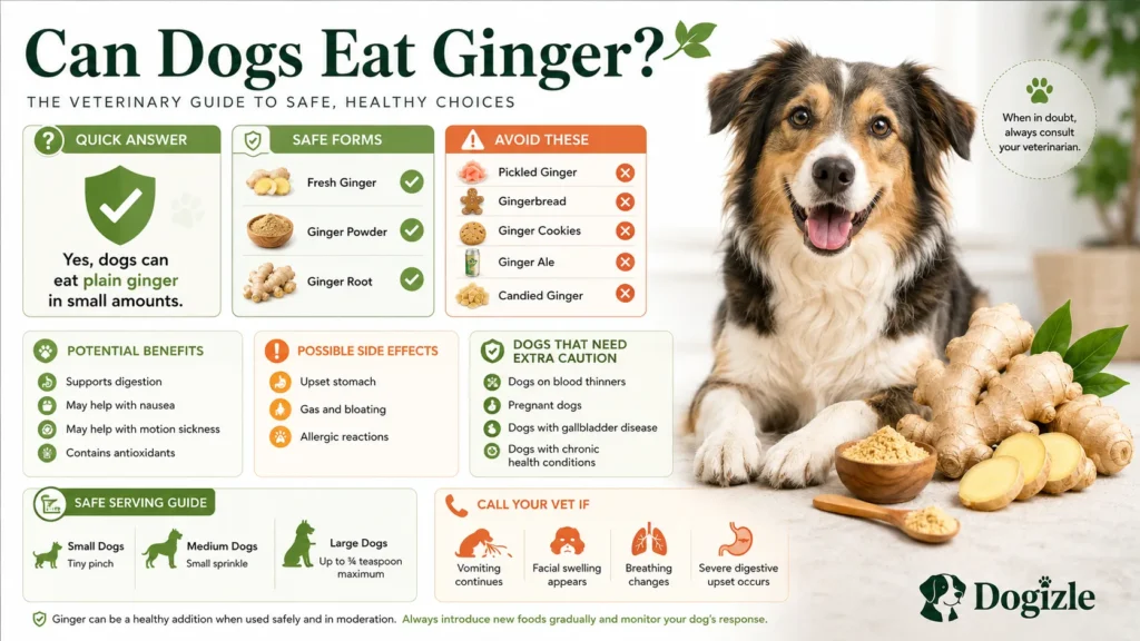 Can Dogs Eat Ginger