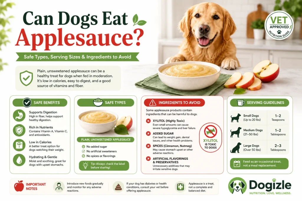 Can Dogs Eat Applesauce