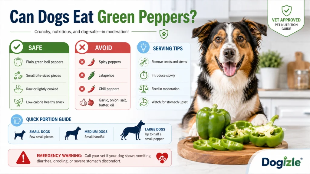 Can Dogs Eat Green Peppers