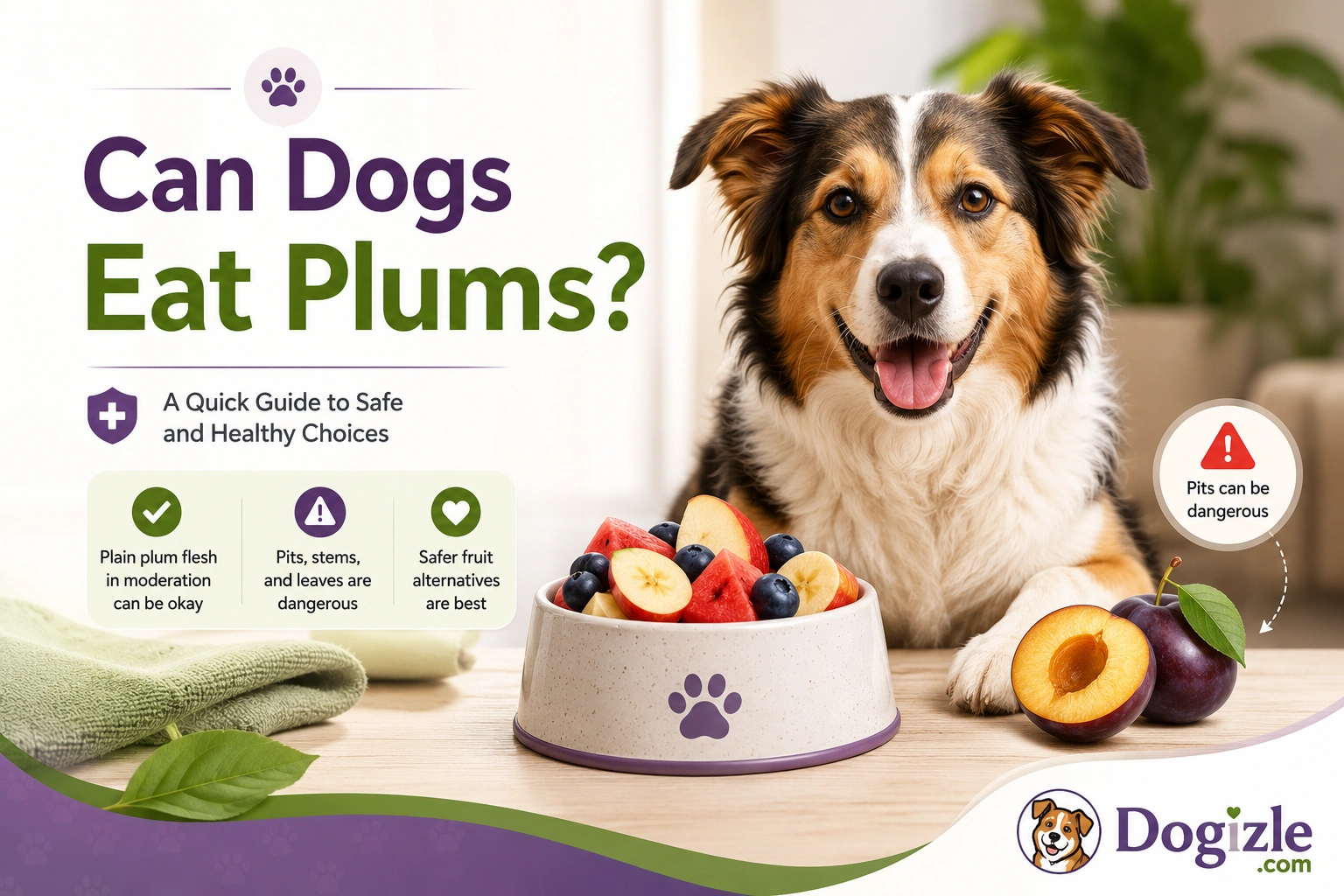 Can Dogs Eat Plums
