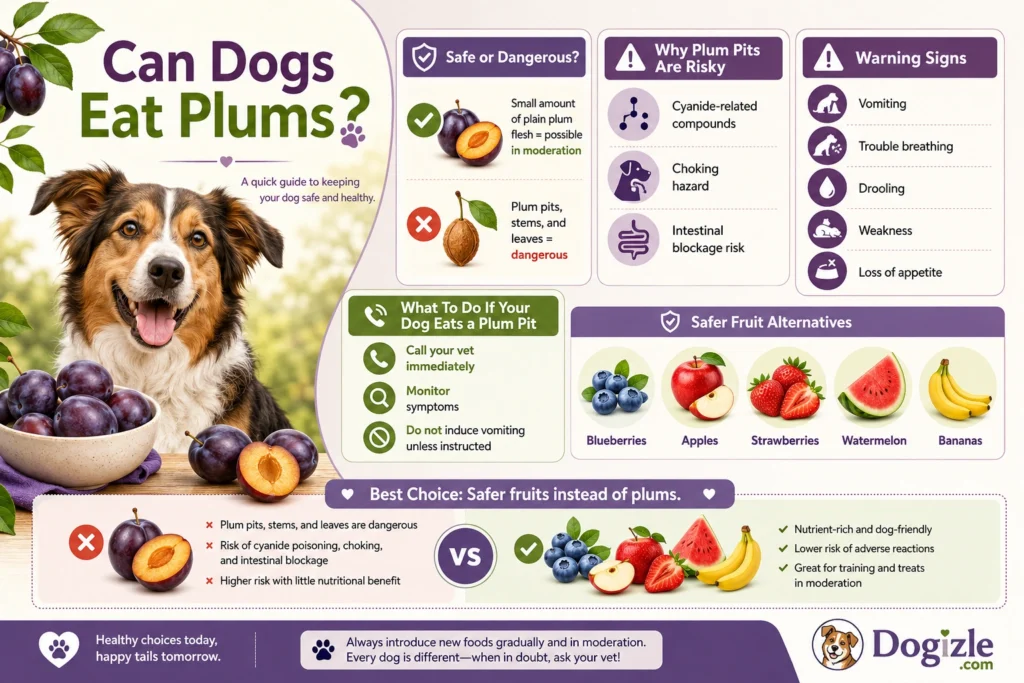 Can Dogs Eat Plums