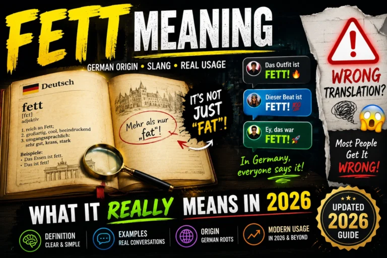 Fett Meaning